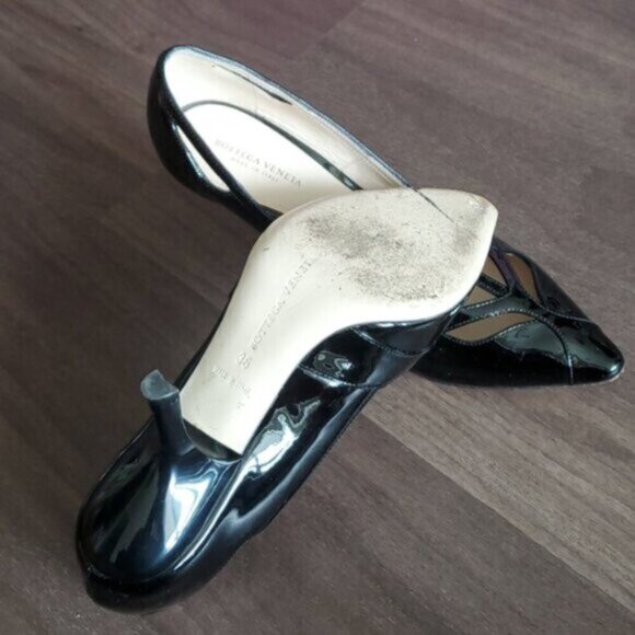 Bottega Veneta black patent leather pumps size 36 - Picture 4 of 7